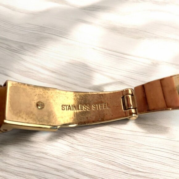 Marc Jacobs Peeker Pink Dial Rose Gold Stainless Steel Strap Watch Women MBM3377 - Picture 3 of 10